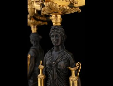 Coppia di candelabri Impero