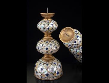 Candelabri in madreperla