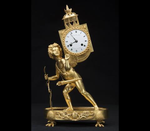 Pendola epoca impero "Lanterna magica"