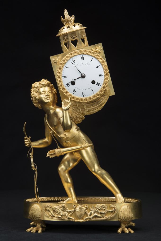 Pendola epoca impero "Lanterna magica"