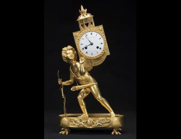 Pendola epoca impero "Lanterna magica"
