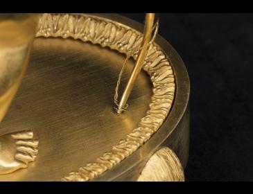 Pendola epoca impero "Lanterna magica"