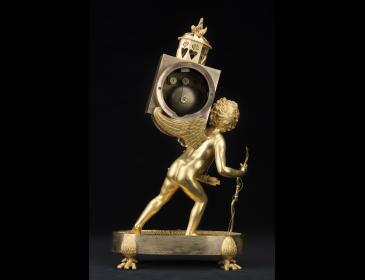 Pendola epoca impero "Lanterna magica"
