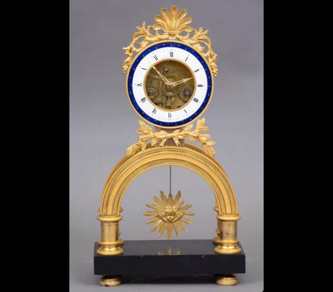 Openwork clock from the Directory era