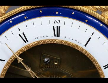 Openwork clock from the Directory era