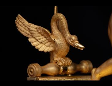 Orologio raffigurante carro e Amore