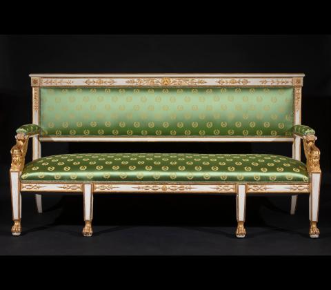 Divano neoclassico