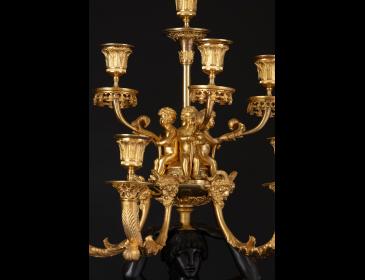 Coppia di candelabri stile Impero