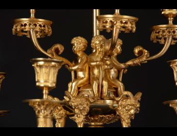 Coppia di candelabri stile Impero
