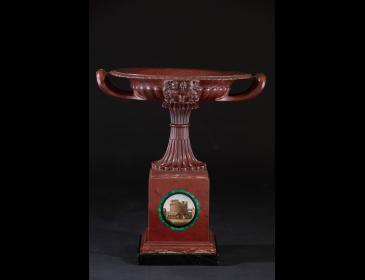 Antique red marble cup