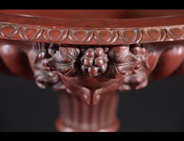 Antique red marble cup
