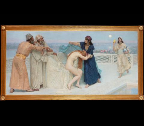 "Susanna at her Bath". L. Tuxen