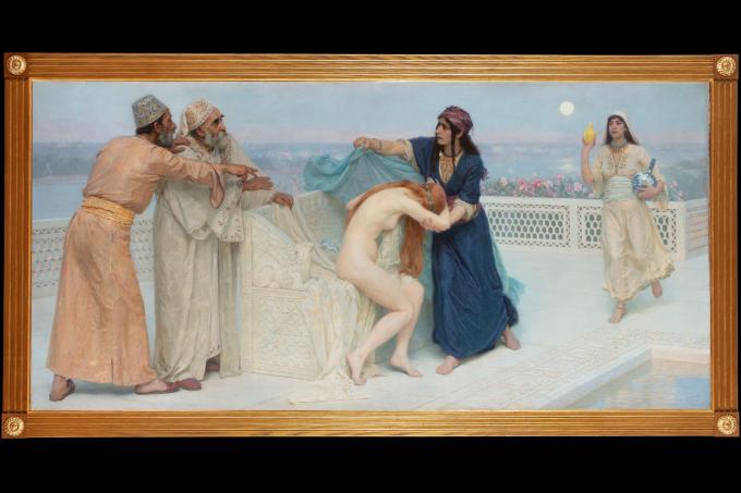 "Susanna at her Bath". L. Tuxen
