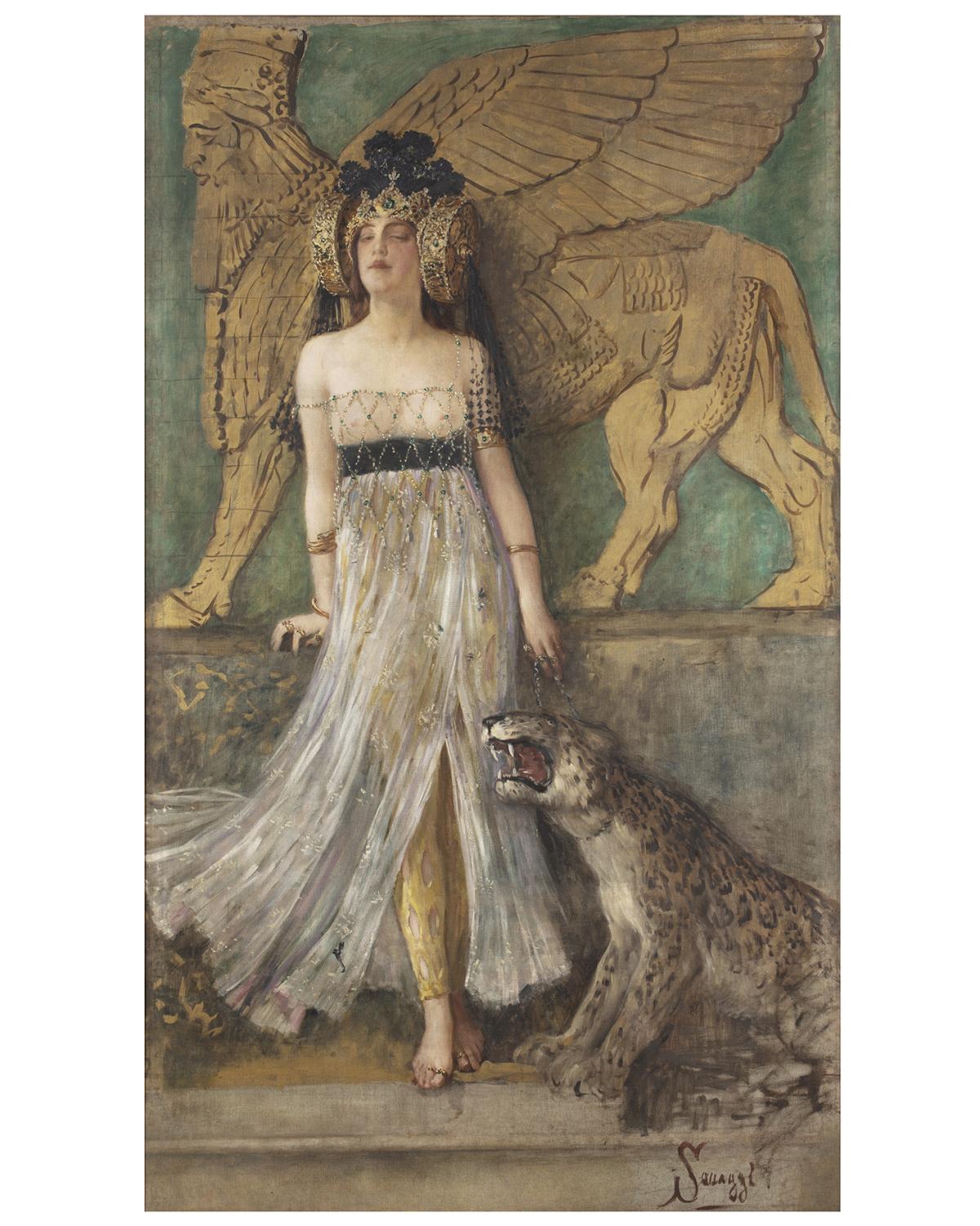 The collections of Turin Royal Museums acquired A Babilonia (Semiramide) by Cesare Saccaggi