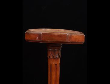 Pair of walnut gueridons