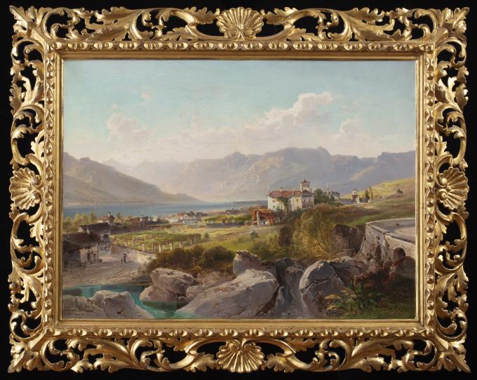 Pair of paintings by Ferdinand Feldhütter (1842-1898) 