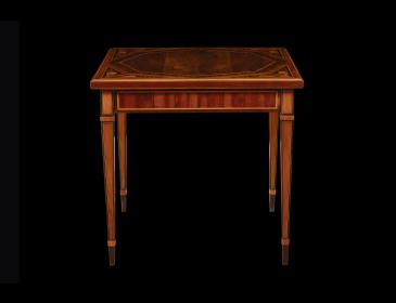 Maggiolini games table in rosewood, walnut, and fruitwood, late 18th century