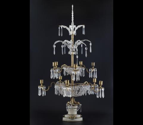 Pair of neoclassical girandoles
