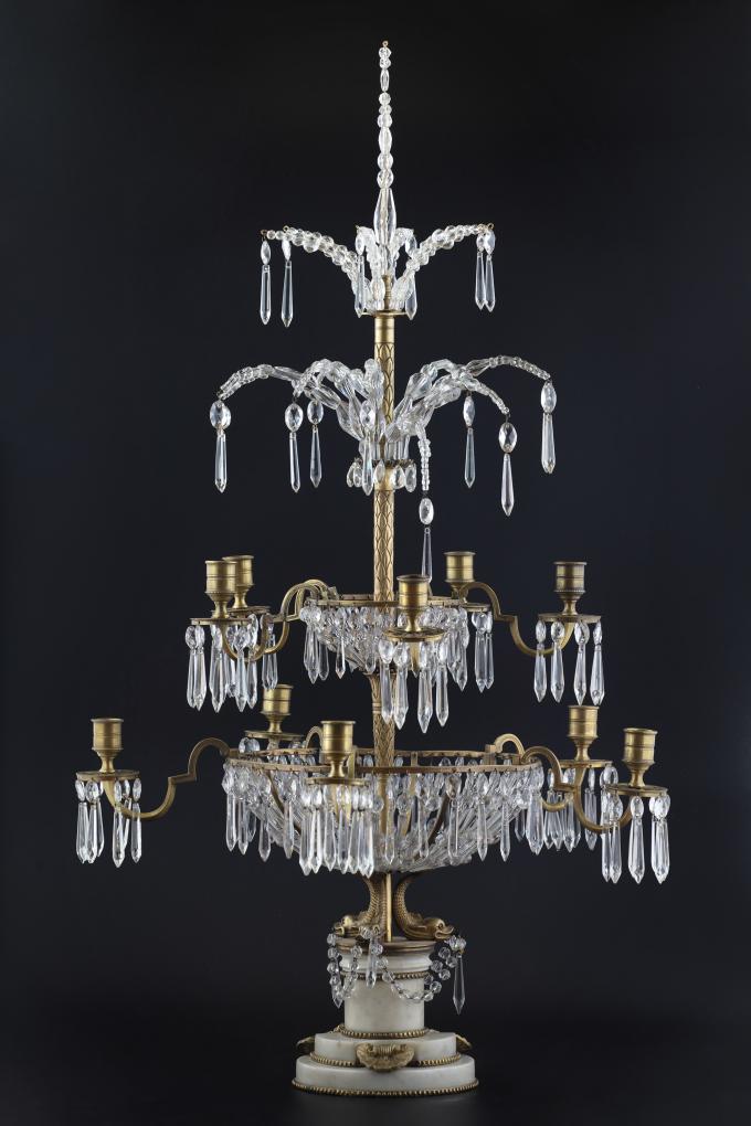 Pair of neoclassical girandoles